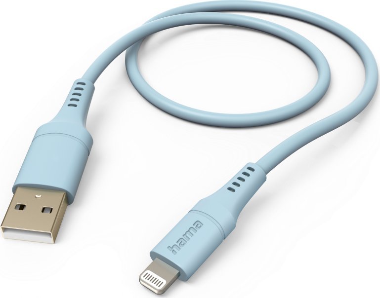 Kabel USB Hama Lightning - USB-A 1.5 m Niebieski (002015660000)