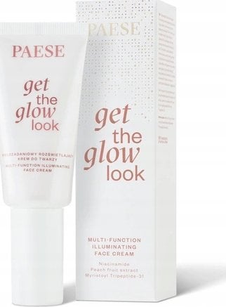 PAESE_Get The Glow Look wielozadoniowy rozświetlający krem do twarzy 30ml