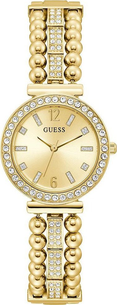 Zegarek Guess Zegarek damski Guess GW0401L2 CYRKONIE złoty