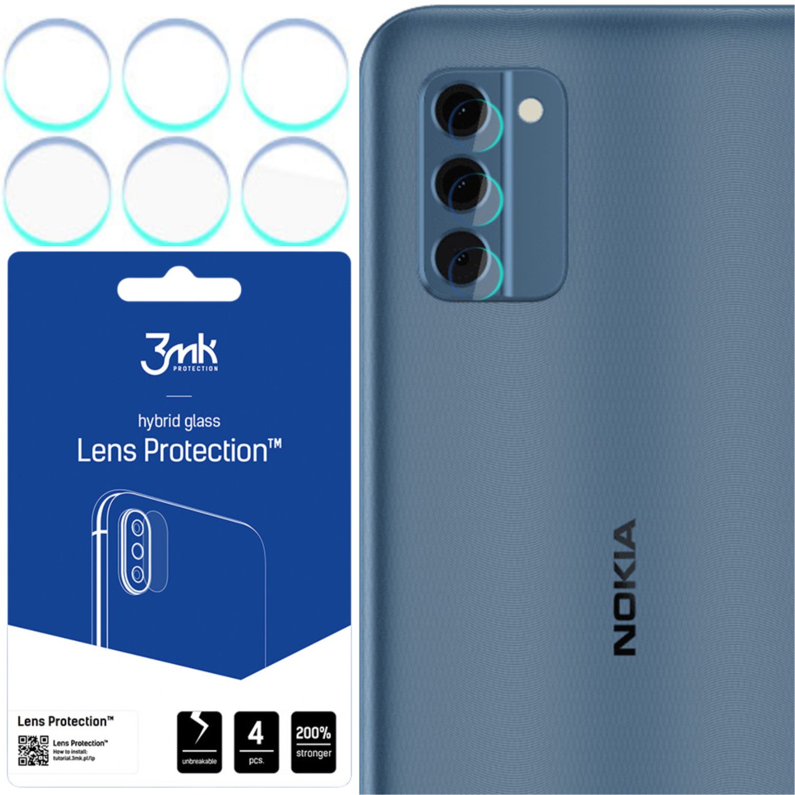 NOKIA C300 - 3MK LENS PROTECTION