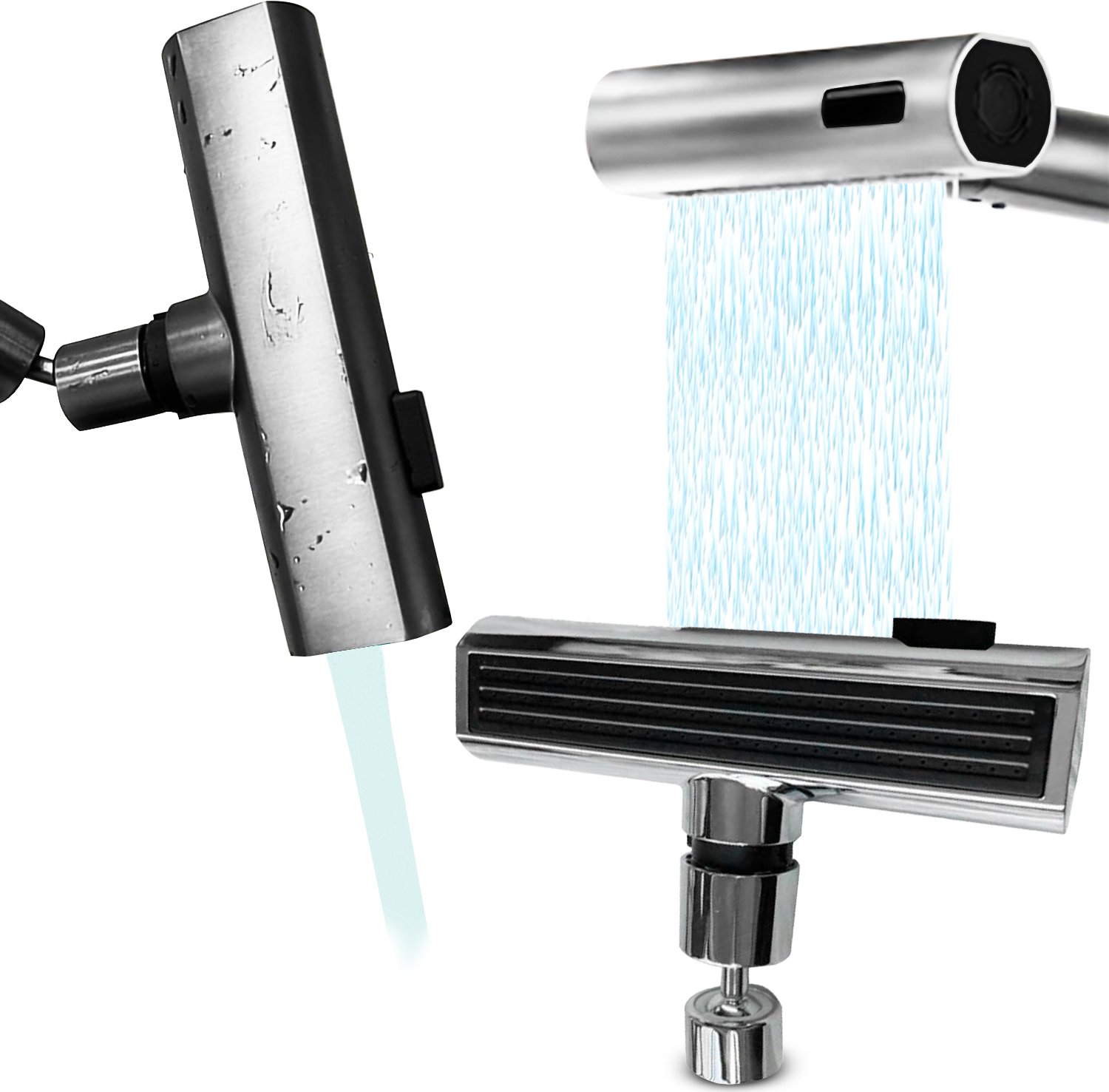 Końcówka do kranu Heckermann WM-214 Srebrna