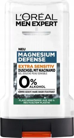 L'Oreal Paris Men Expert Magnesium Defense Żel pod prysznic Extra Sensitive 250ml