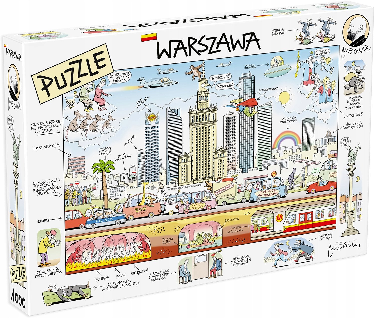 Puzzle 1000 Warszawa