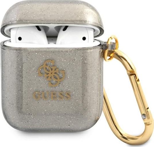 Guess Etui ochronne GUA2UCG4GK Glitter Collection do AirPods 1/2 szare