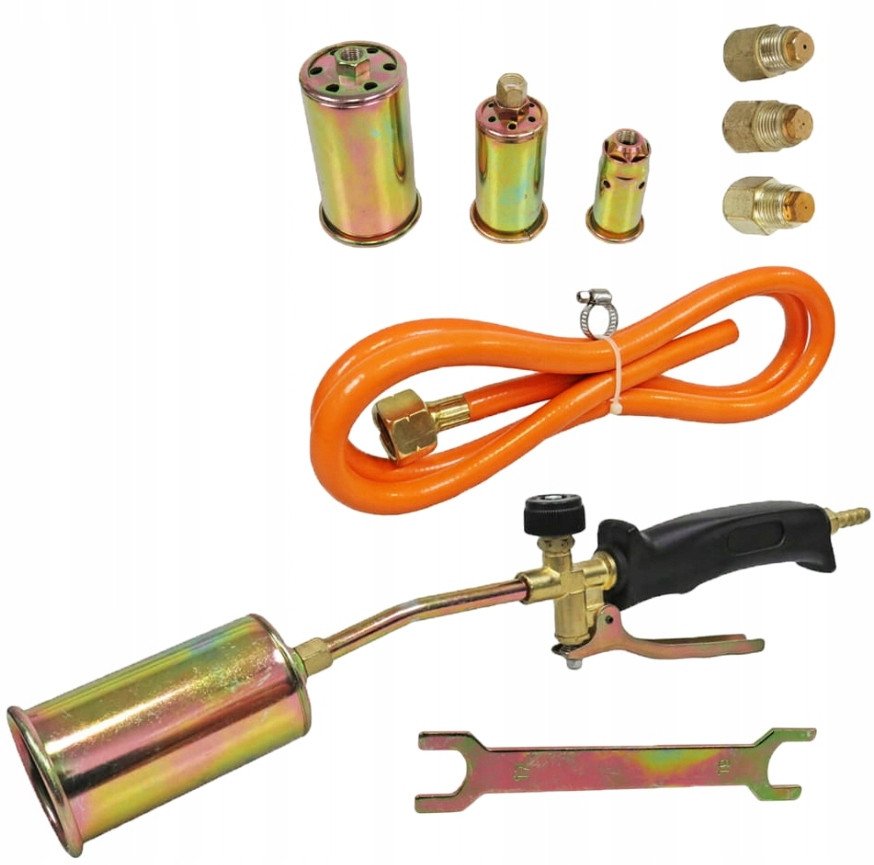 PALNIK GAZOWY DEKARSKI DO OPALANIA PAPY WYPALANIA CHWASTÓW 25 35 50mm DEKAR