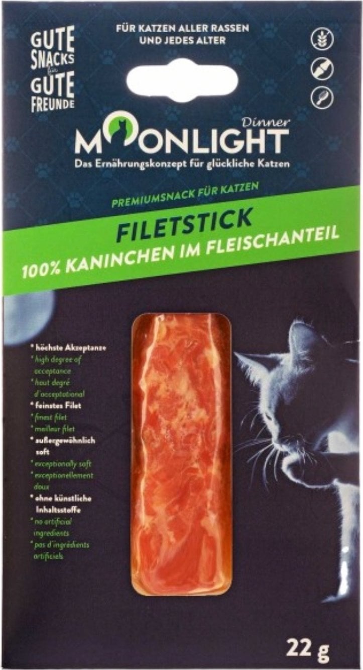 Moonlight Filet z Królika-przysmaki dla kota 22 g