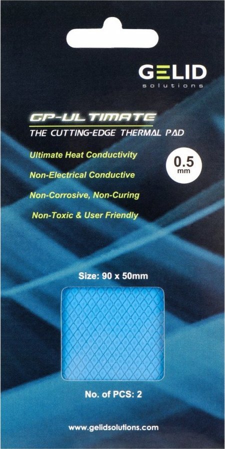 Gelid Gelid Ultimate thermalpad 90x50x0.5mm TP-VP04-A 2pcs