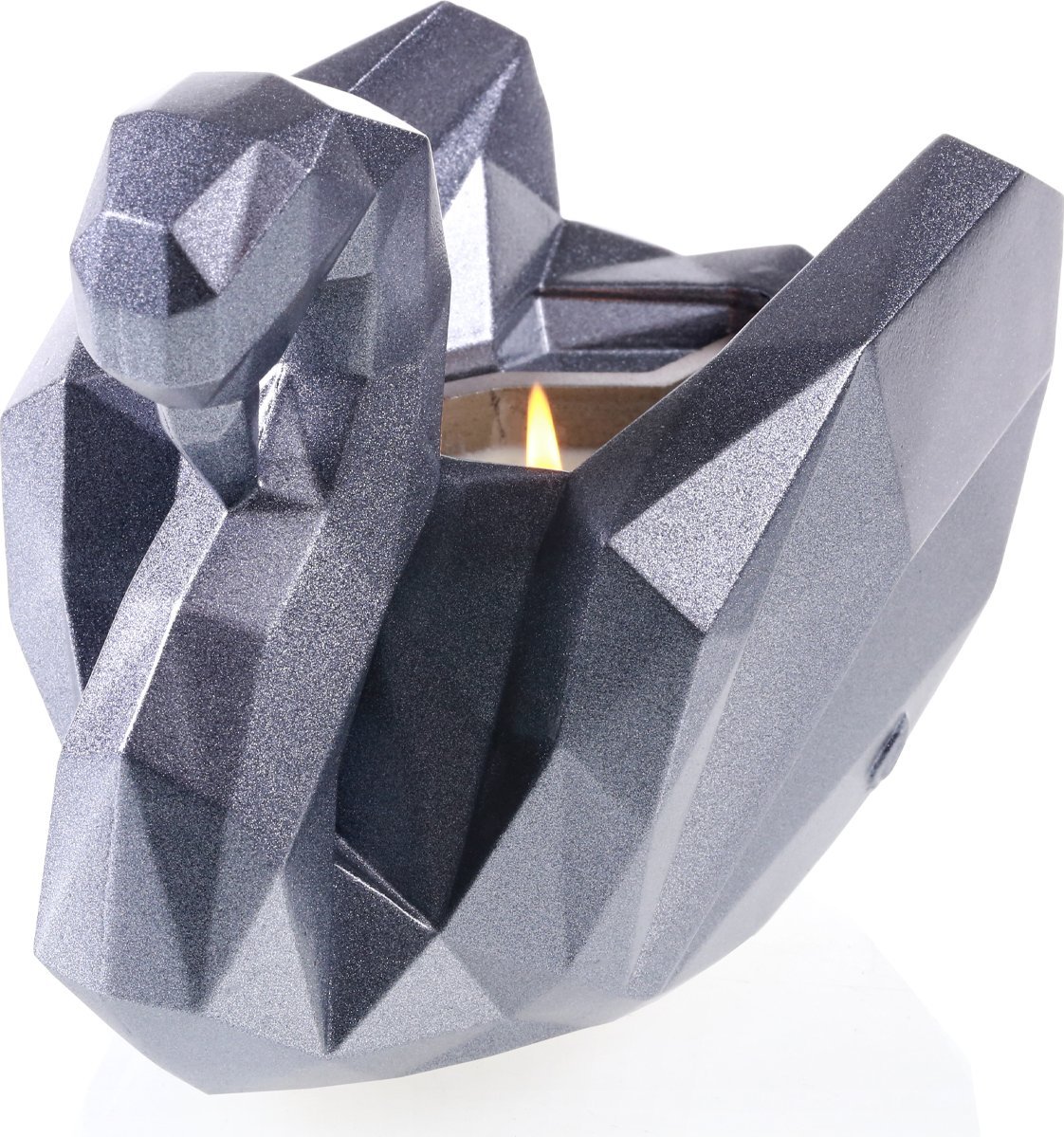 Candellana Świecznik ozdobny dekoracyjny pod świece Łabędź 3D