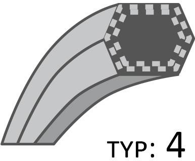Pasek Alko Napęd Noży /12,7X2394/ A-514877