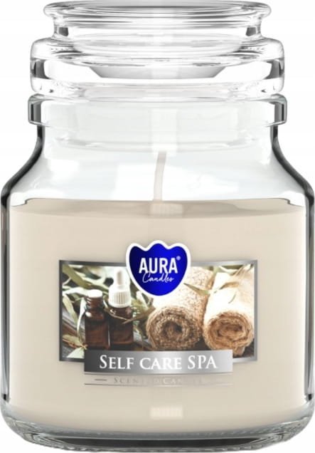 Świeca zapachowa w słoiku Self care spa 9,9x7cm do 28h palenia