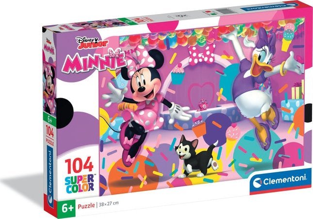 Clementoni Puzzle SuperColor Disney Minnie 104 elementy (25054)