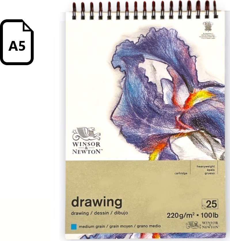 SmartMax Drawing pad medium A5 150g, 25 pages