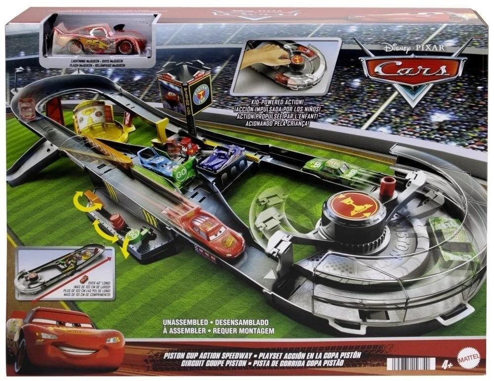 Cars Myjnia samochodowa + autko ze zmianą koloru