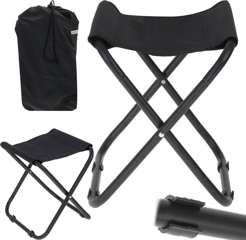 Divero Krzesło krzesełko turystyczne wędkarskie campingowe podręczne składane