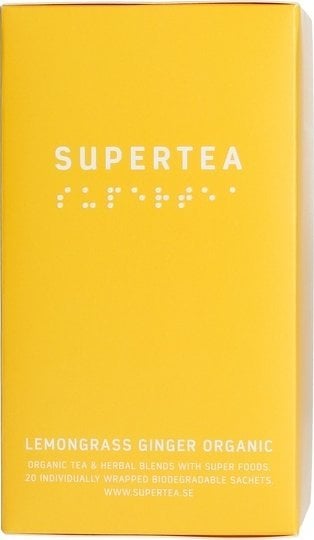 Teministeriet Herbata Supertea Lemongrass Ginger Organic 20 torebek