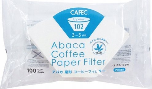 Orion CAFEC Filtry papierowe trapezowe ABACA pojemność 3-5 filiżanek kolor biały sztuk 100