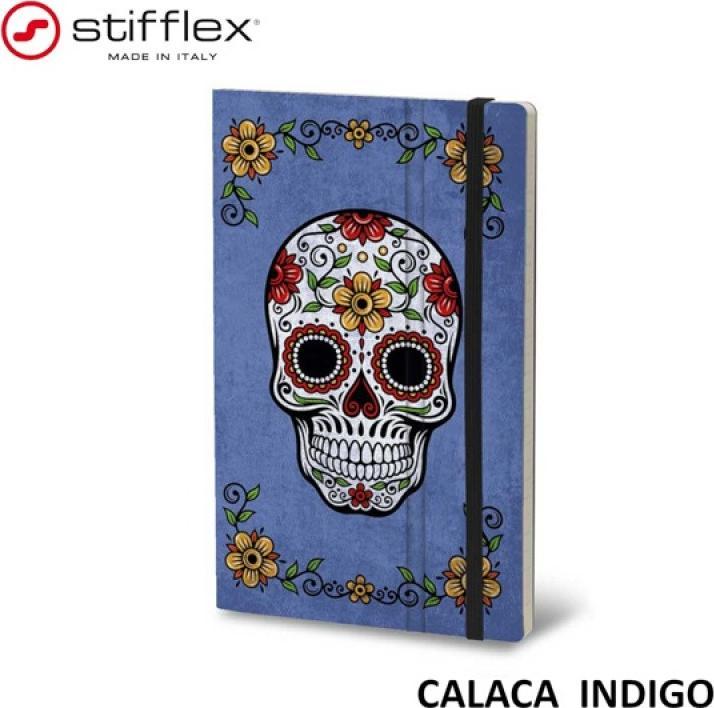 Stifflex Notatnik STIFFLEX, 13x21cm, 192 strony, Calaca – Indigo