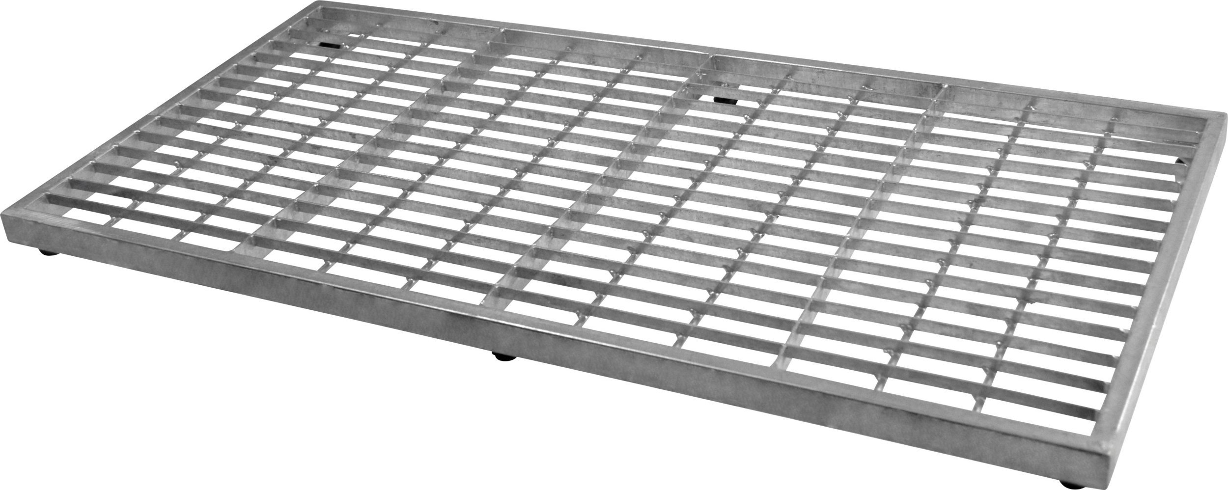 Home It Home>it® firkantet trinrist med 6 stillesko 40x80 cm galvaniseret