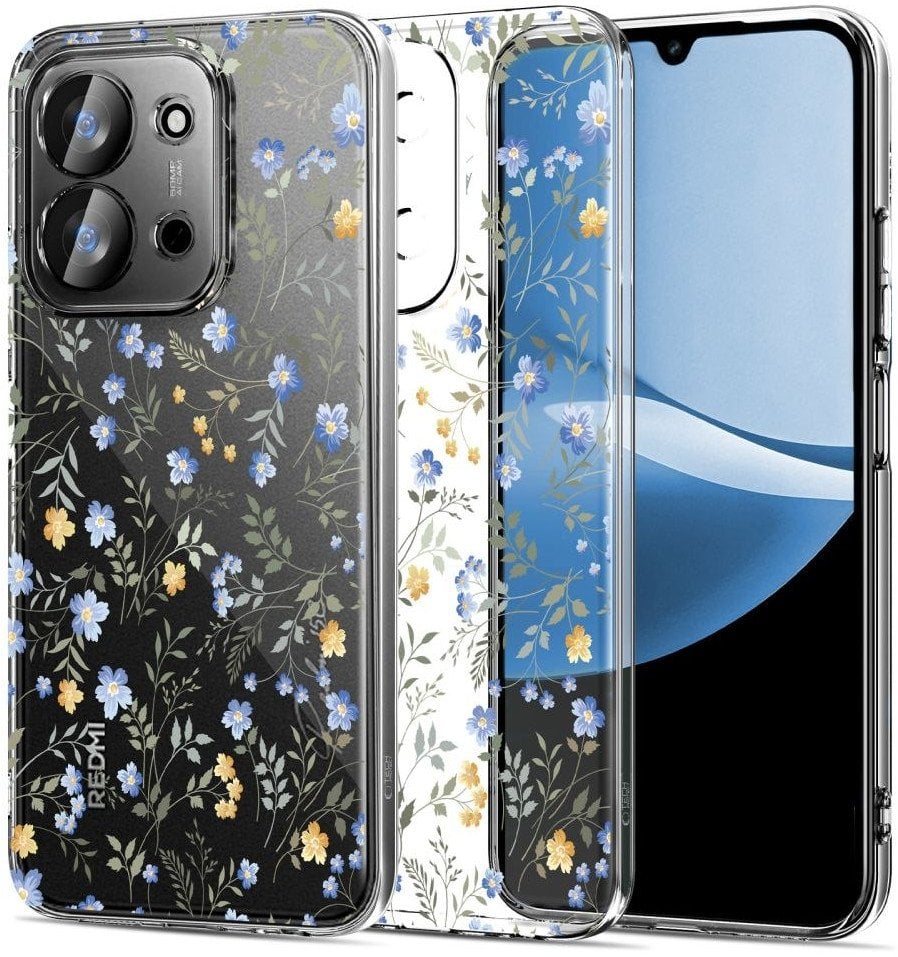 TECH-PROTECT FLEXAIR XIAOMI REDMI 15C (173 MM) / POCO C85 (173 MM) SPRING FLOWERS