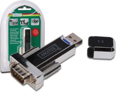 Adapter USB Digitus USB - RS-232 Czarny (ADA70155)