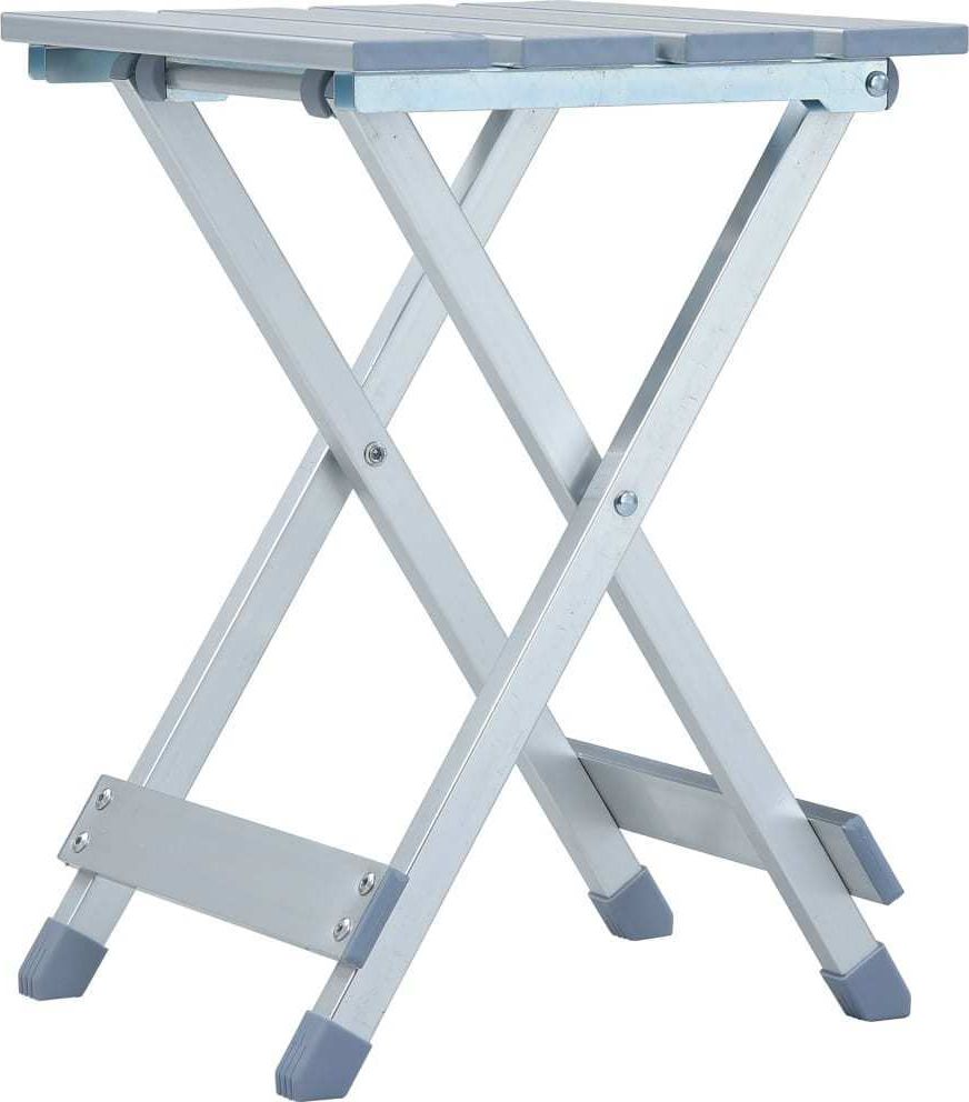 vidaXL Stołek turystyczny aluminiowy 28x26x39cm