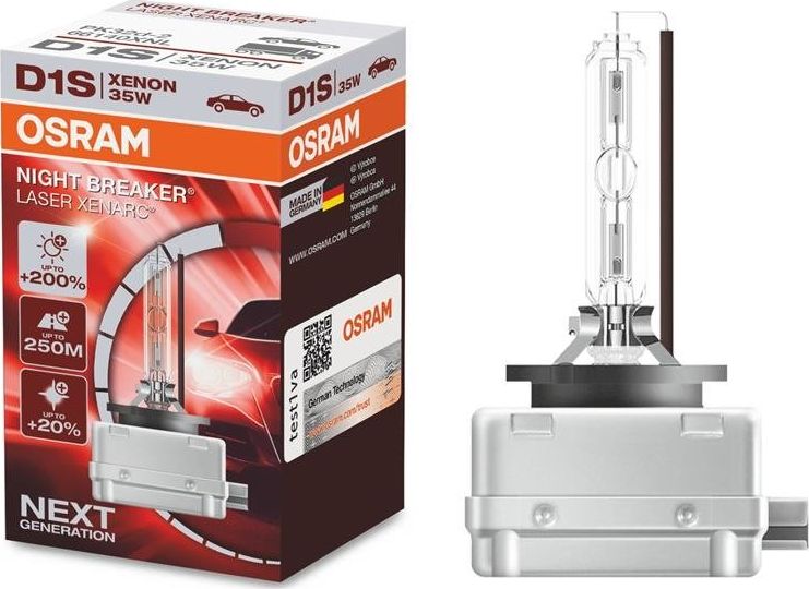 Osram Osram Xenon D1S Night Breaker Laser +200% 4500K uniwersalny