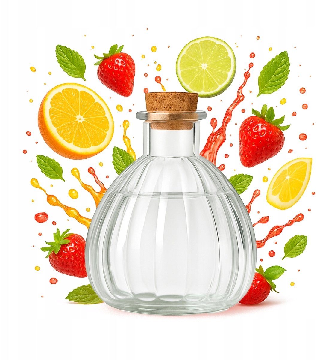 Butelka Szklana VENICE 250ml Karafka Na Wodę Sok Alkohol Nalewki Oliwa Wino