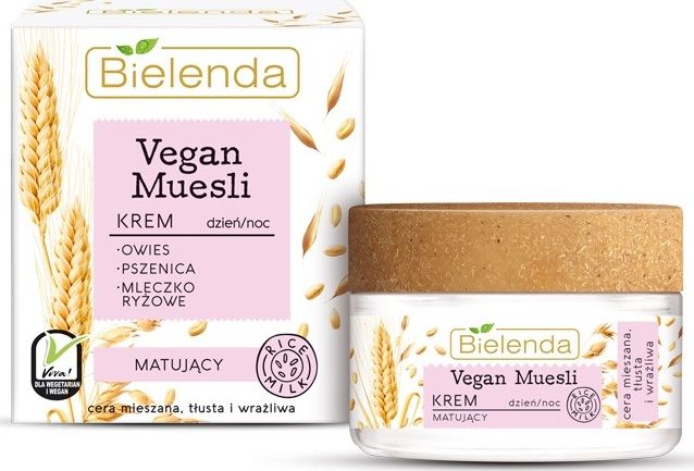 Bielenda Krem do twarzy Vegan Muesli matujący 50ml