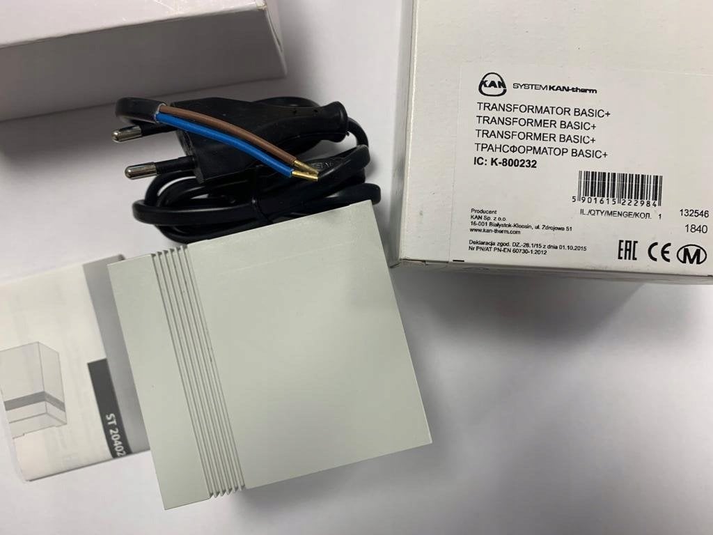 Transformator napięcia 230V-24V do listwy elektrycznej Basic+KAN-THERM