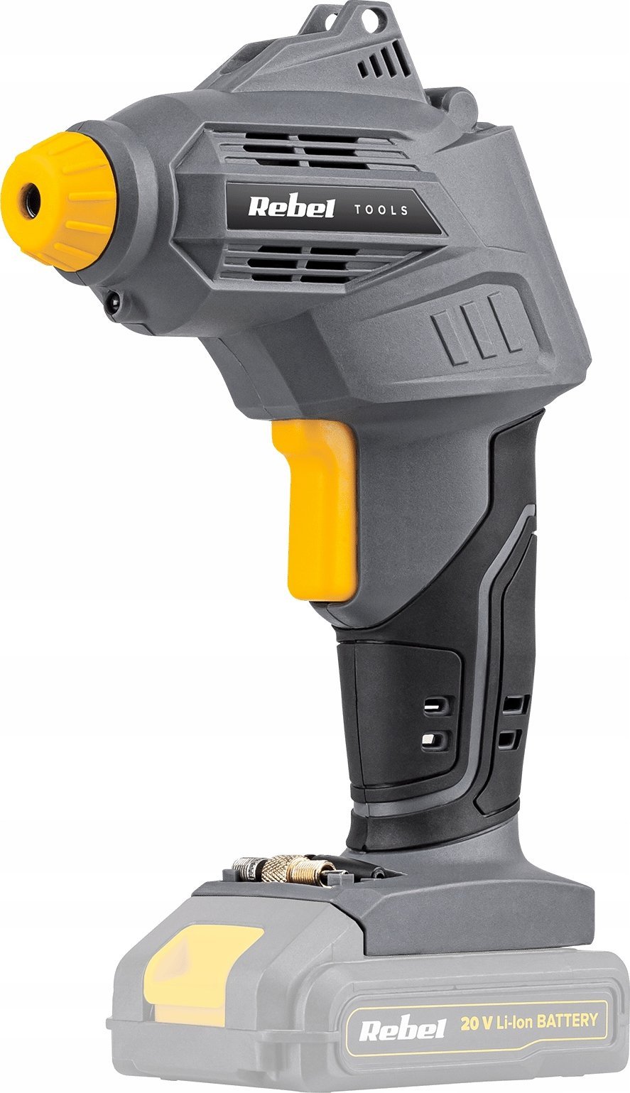 Kompresor samochodowy Rebel Kompresor akumulatorowy 20V 2A 7 bar