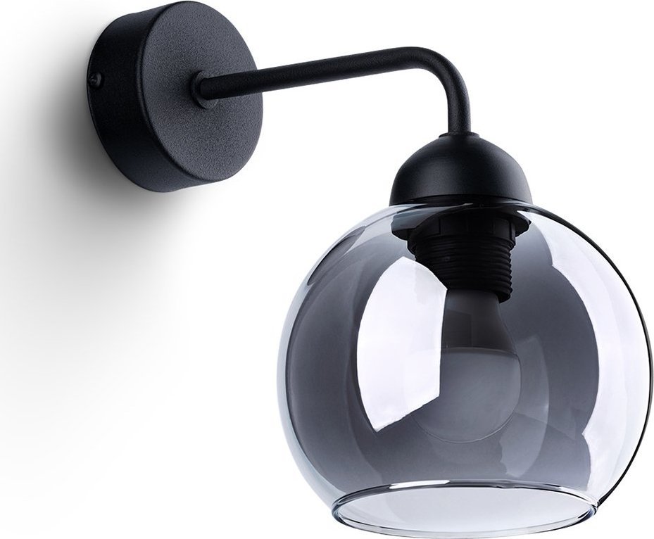 Kinkiet Sollux Lighting Kinkiet Alino 1 Czarny E27 60W Sollux Lighting