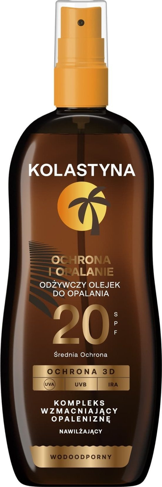 KOLASTYNA OPALANIE KOLASTYNA Odżywczy Olejek do opalania - Ochrona i Opalanie SPF20 150ml