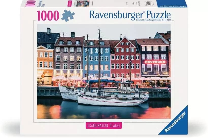 Puzzle 1000 Skandynawskie miasto