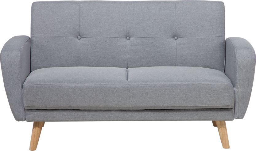 Shumee Sofa rozkładana 2-osobowa szara FLORLI