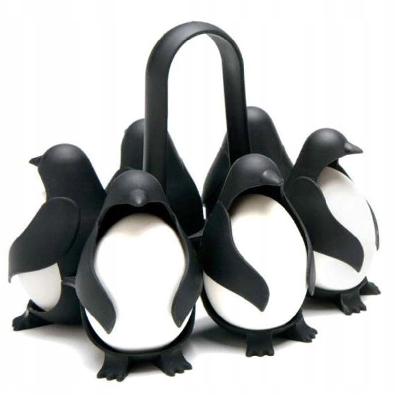 UCHWYT FORMA STOJAK do gotowania JAJEK Pingwiny