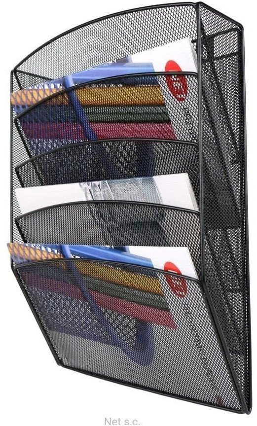 Pojemnik wiszący na katalogi czarny