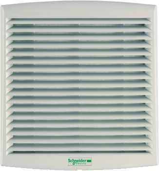 Schneider Wentylator ClimaSys 230V 38m3/h z kratką wylotu powietrza i filtrem G2 (NSYCVF38M230PF)