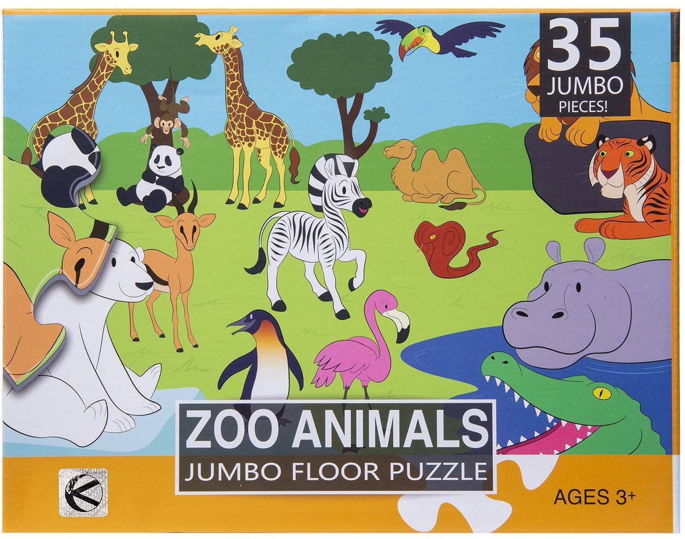 Puzzle układanka XXL dla dzieci