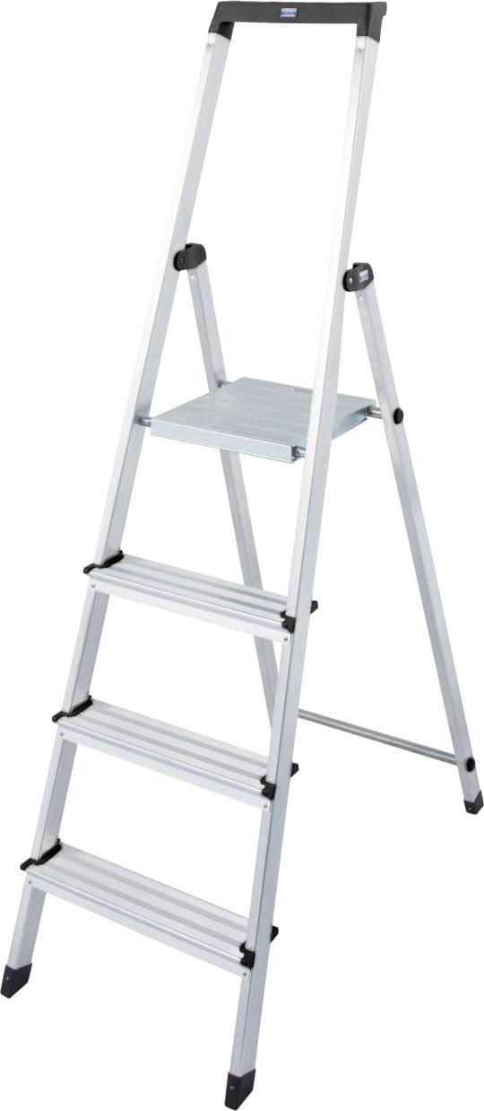 Krause Solidy Drabina wolnostojąca jednostronna aluminiowa 4 stopniowa (126221)