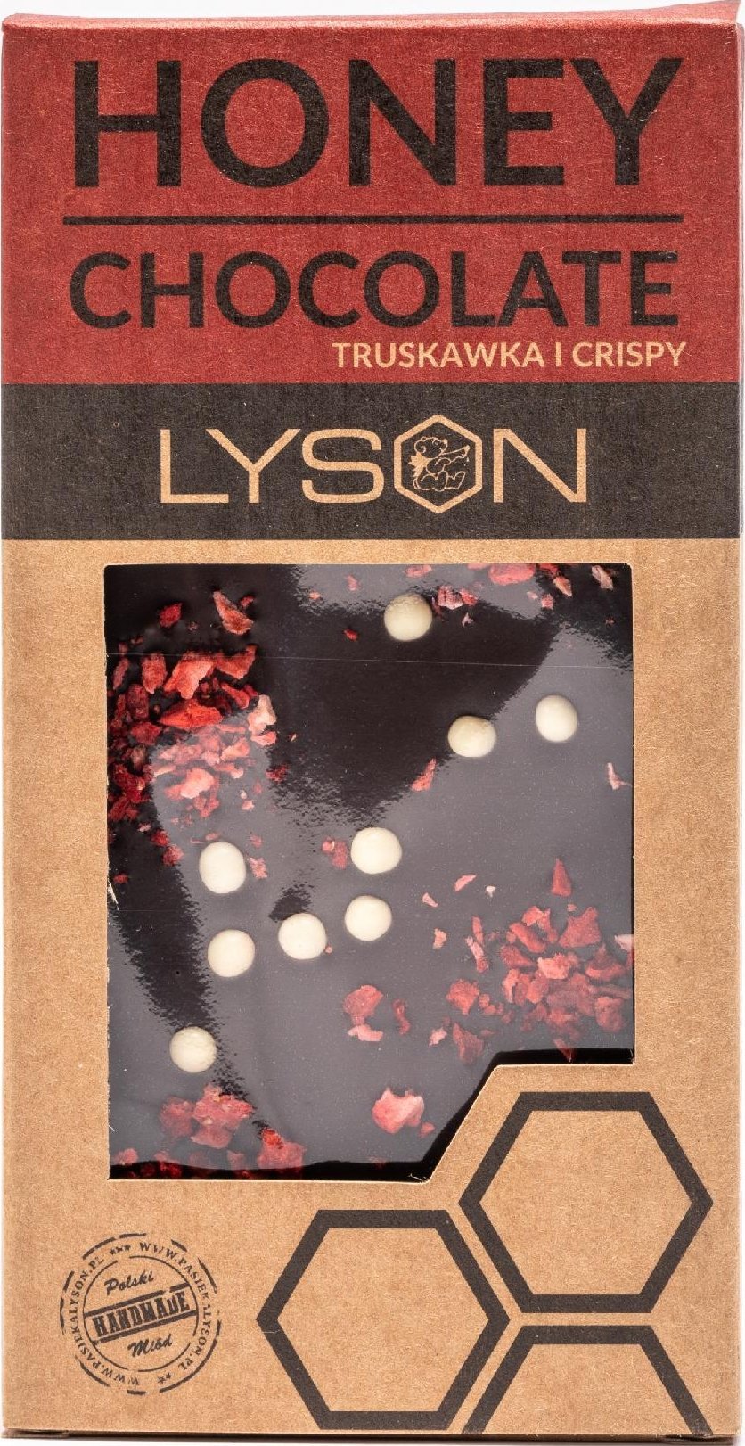 Łysoń Czekolada z miodem truskawka cripsy (CU1161) - CU1161