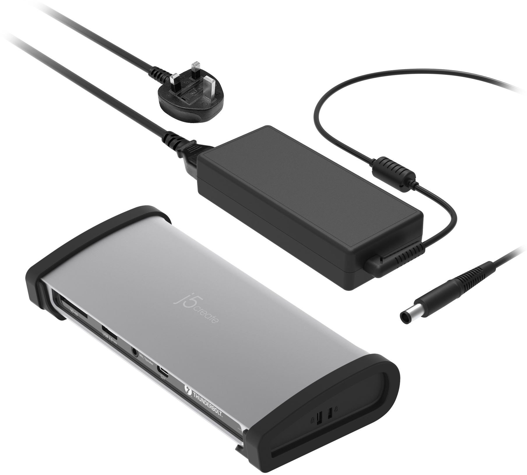 8K THUNDERBOLT 4 DOCKING/STATION - UK BLACK/SPACE GREY