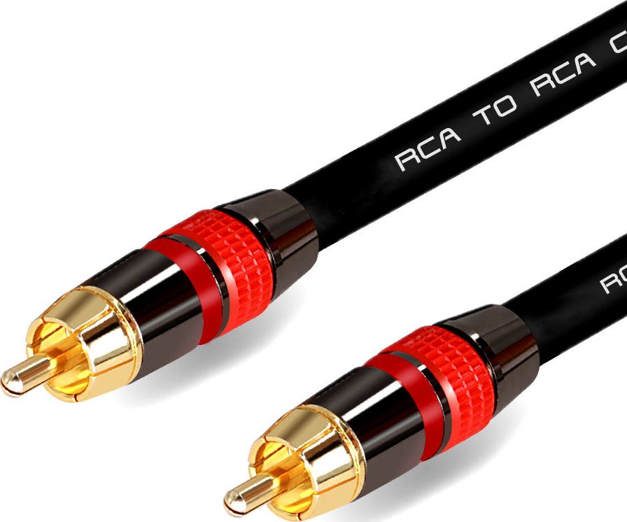 Kabel Mozos RCA (Cinch) - RCA (Cinch) 3m czarny (MCABLE-RR)