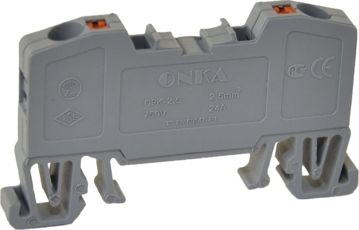 ONKA Elektrik Złączka uniwersalna sprężynowa OPK 2,5mm2 szara T0-1502