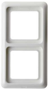 Hager Ramka podwójna z uszczelka BERKER biała - 53132909