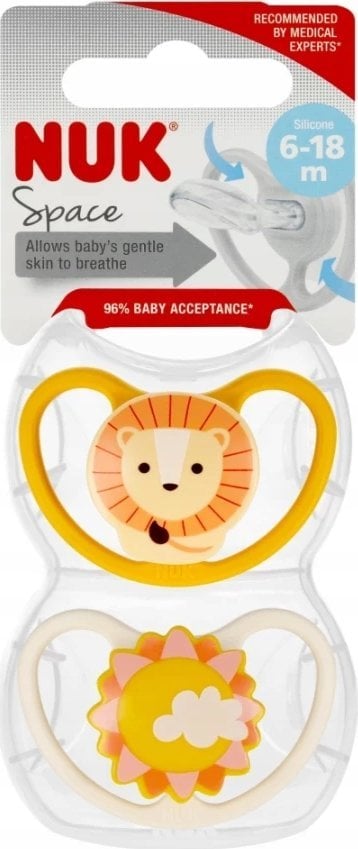 NUK NUK SMOCZEK USP 2EL 6-18 SPACE LION 10736932 1/6