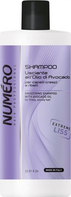 Numero NUMERO_Smoothing Shampo With Avocado Oil wygładzający szampon z olejkiem z awokado 1000ml