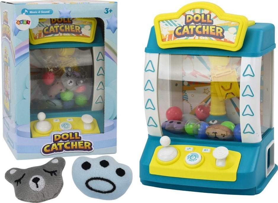 LeanToys Maszyna Automat Do Łapania Lalek Gadżetów Pluszaki Kulki Turkusowy