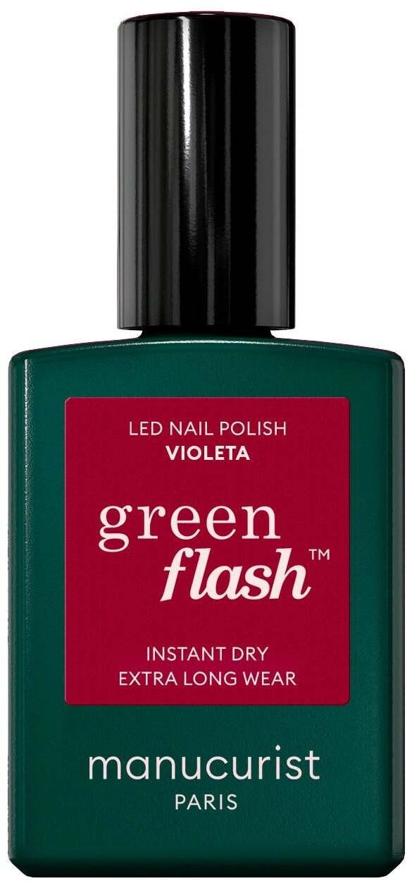 MANUCURIST_Green Flash Led Gel Nail Lacquer lakier do paznokci Violeta 15ml