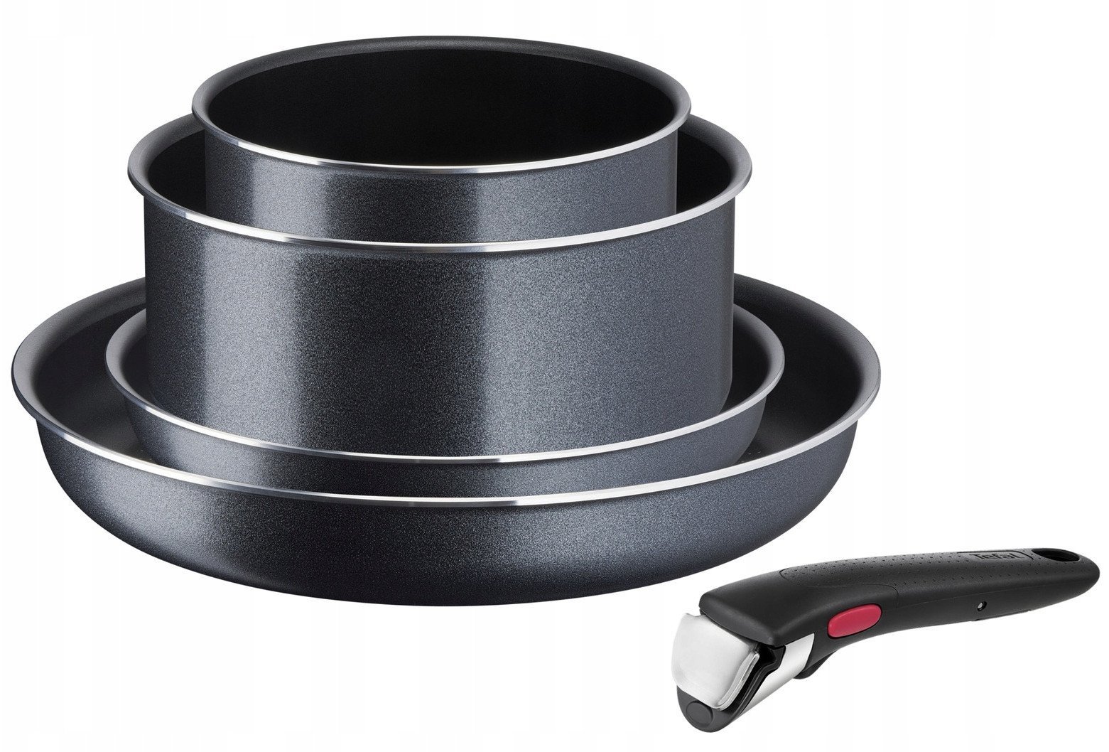 TEFAL Frypan set Ingenio XL Force L1589502 Frying Diameter 16cm/20cm/22cm/28 cm Not suitable for induction hob Removable handle