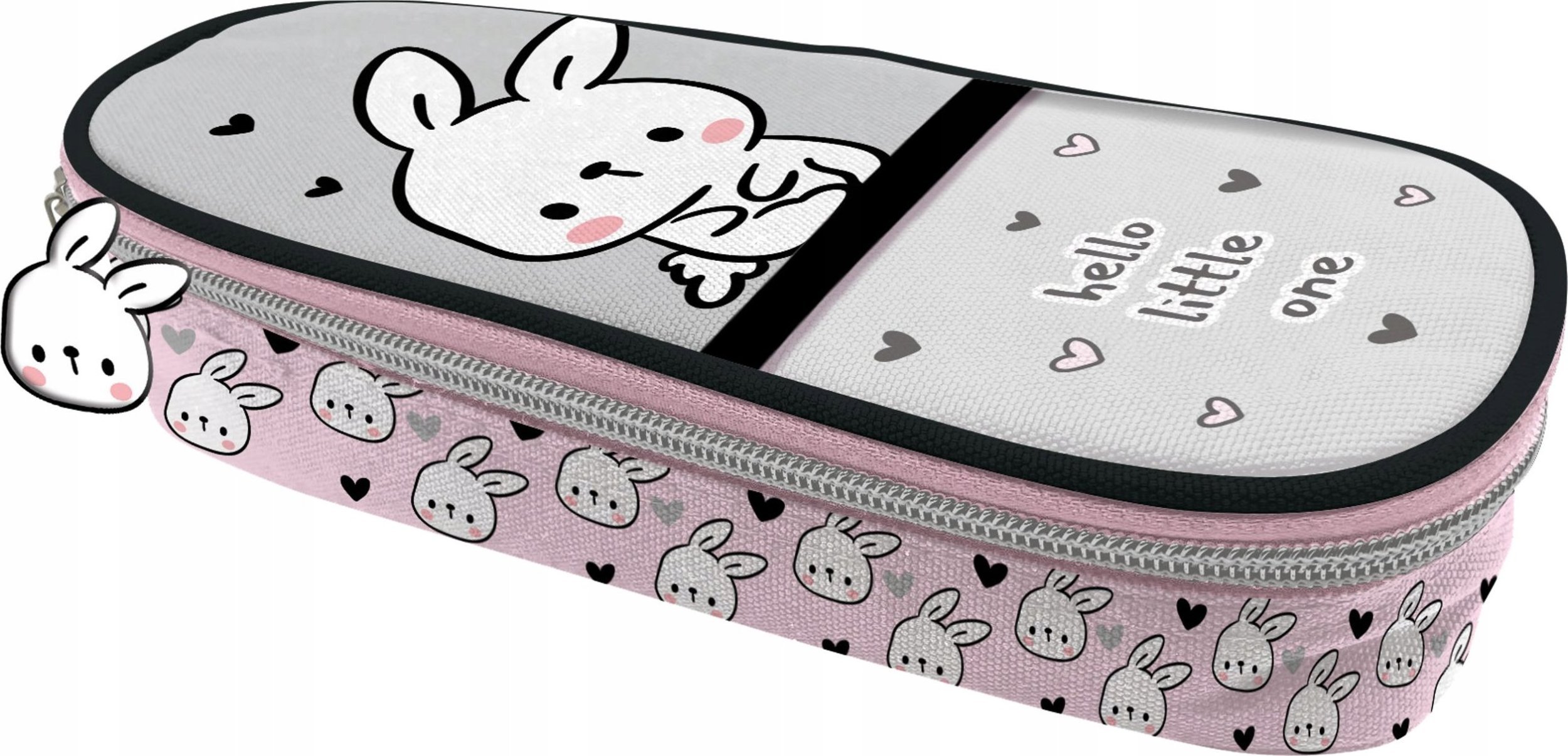 Piórnik Teka Piórnik szkolny z klapk± No Name - Dziewczynka